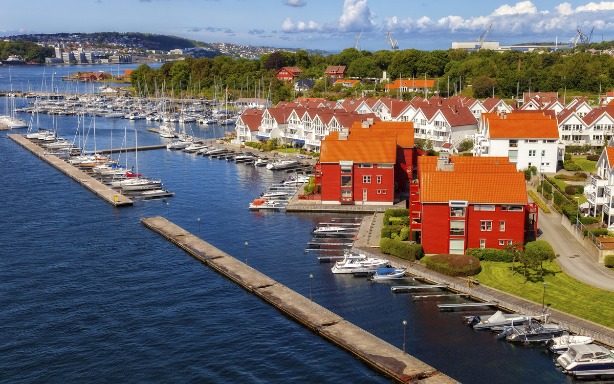 Hafen von Stavanger, Norwegen