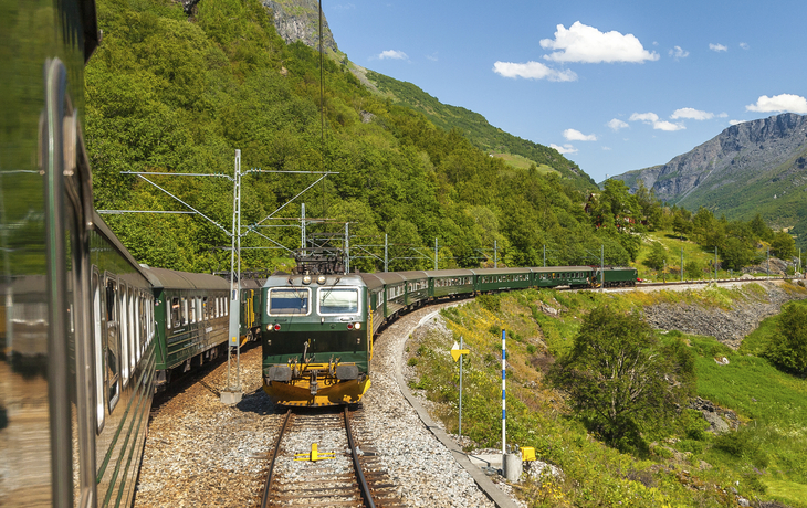Mit der Flambahn durch die Landschaft Norwegens