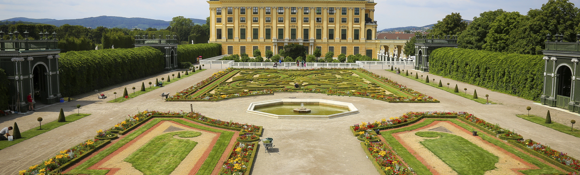 Schloss und Park Schönbrunn in Wien, Österreich