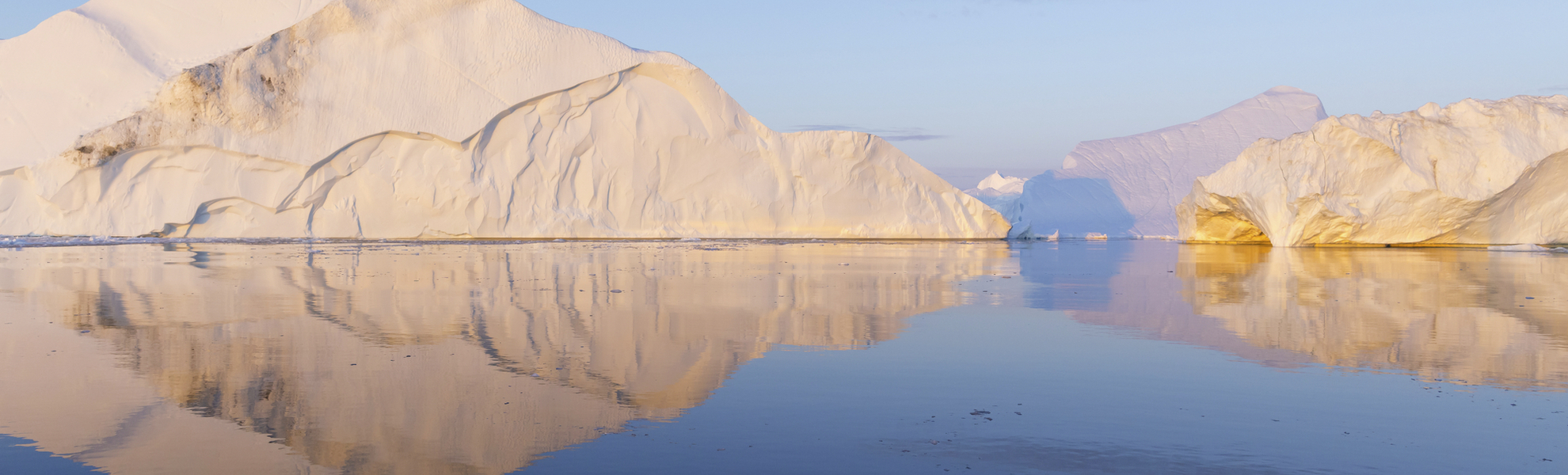 Eisberge in Grönland