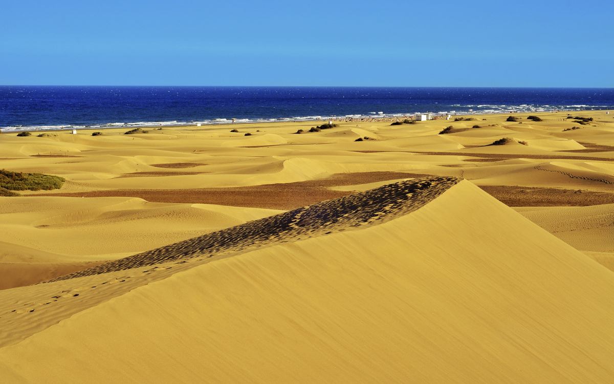 Dünen von Maspalomas in Gran Canaria, Spanien