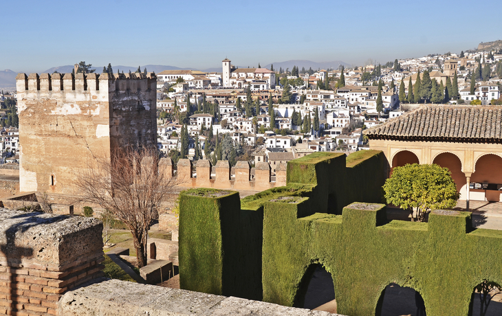 Burg in Málaga, Spanien