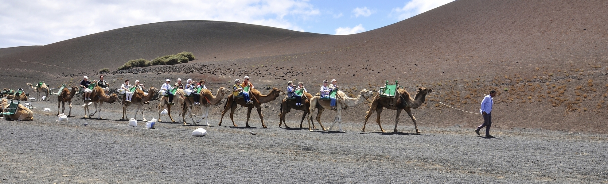 Kameltour durch die Welt der Vulkane in Arrecife auf Lanzarote, Spanien