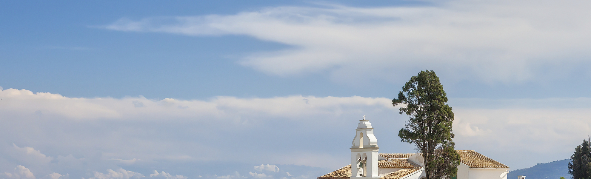 Kloster Panagia auf der Insel Korfu, Griechenland
