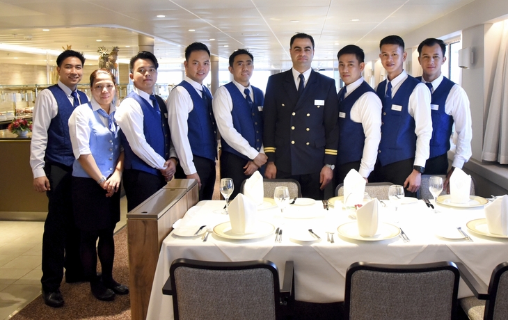 Restaurant nach der Werft, MS Amadea