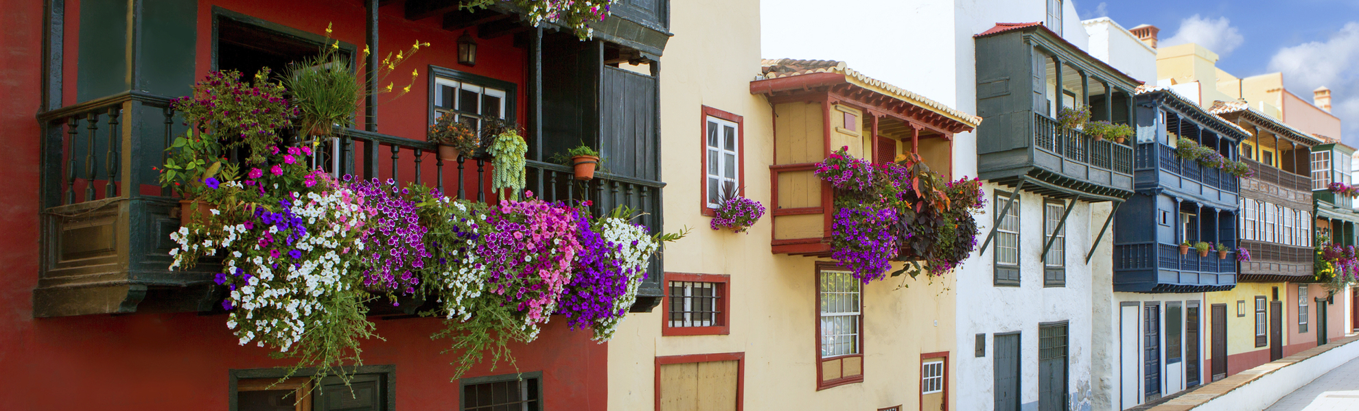 Straße in Santa Cruz de La Palma, Spanien