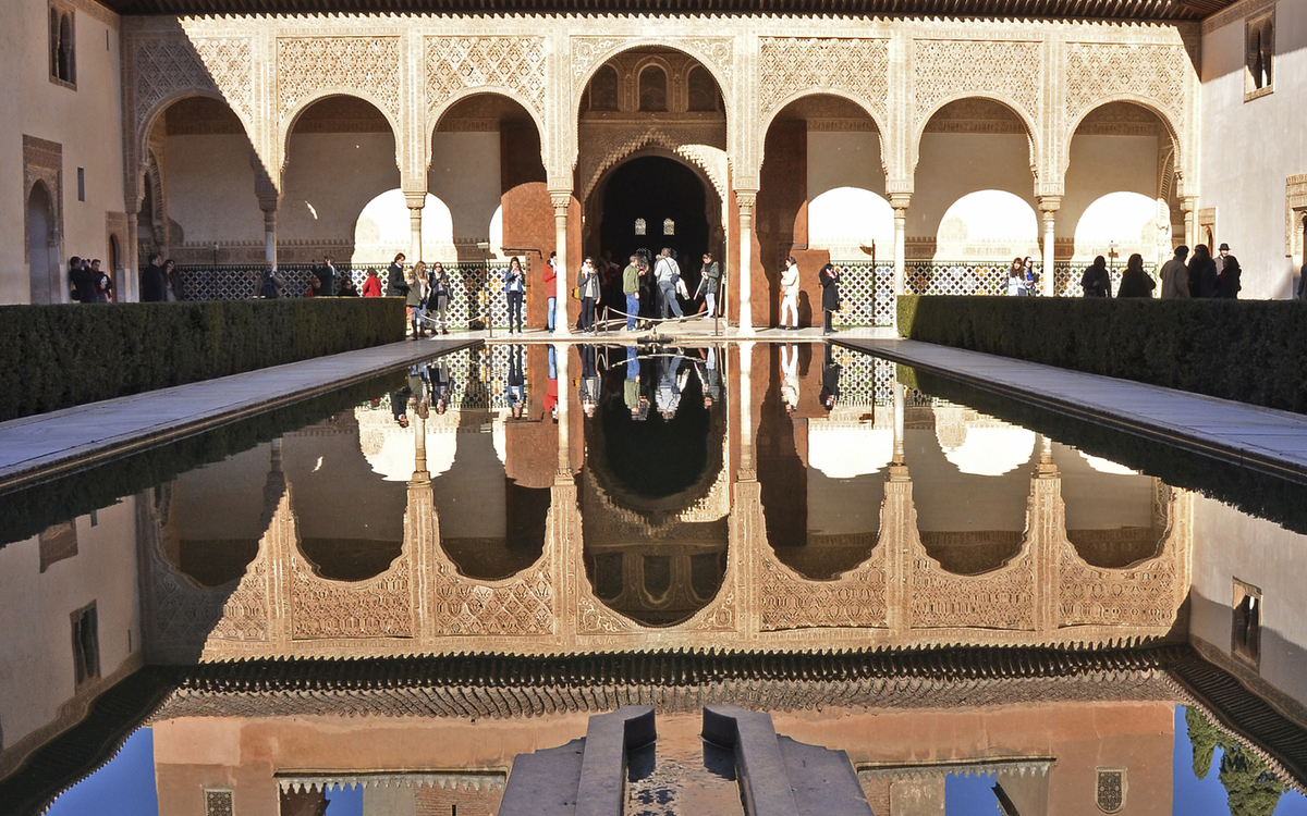 Burg in Malaga, Spanien