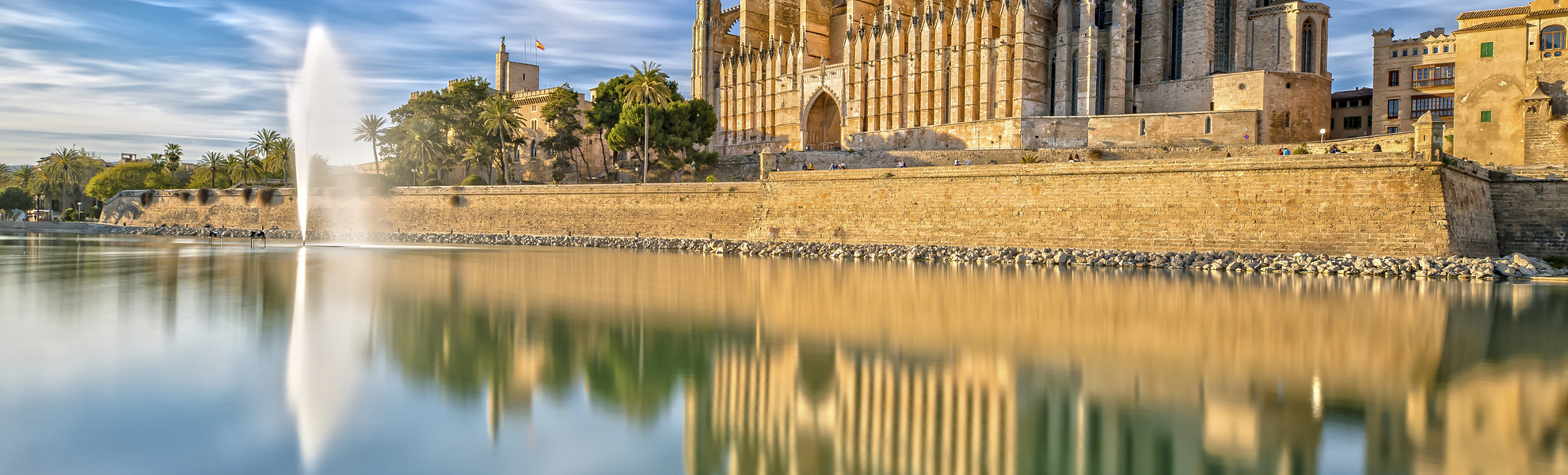 Die Kathedrale von Palma, Mallorca, Spanien