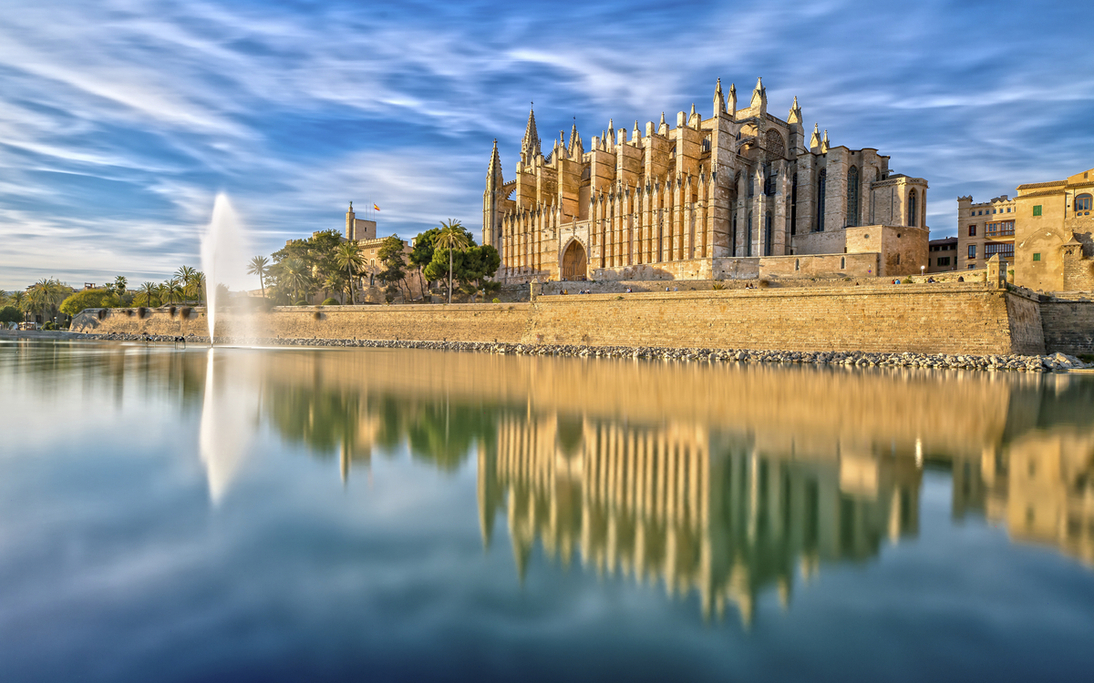 Die Kathedrale von Palma, Mallorca, Spanien