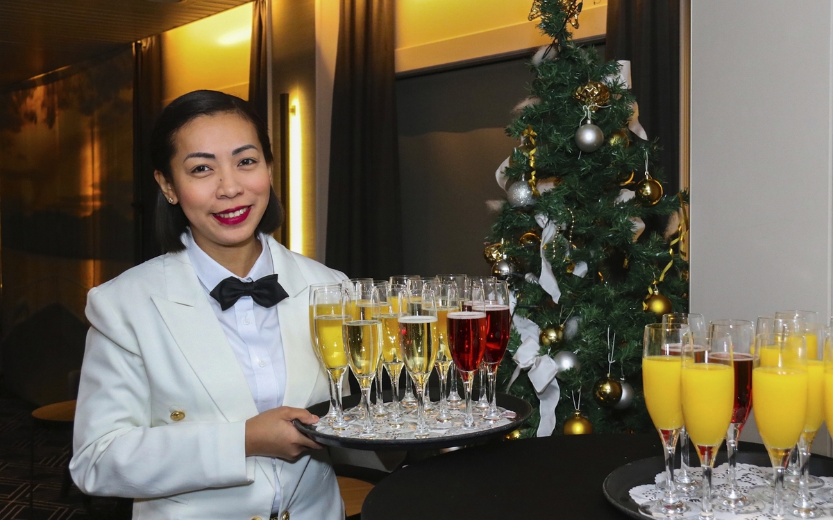 MS Artania, Weihnachten