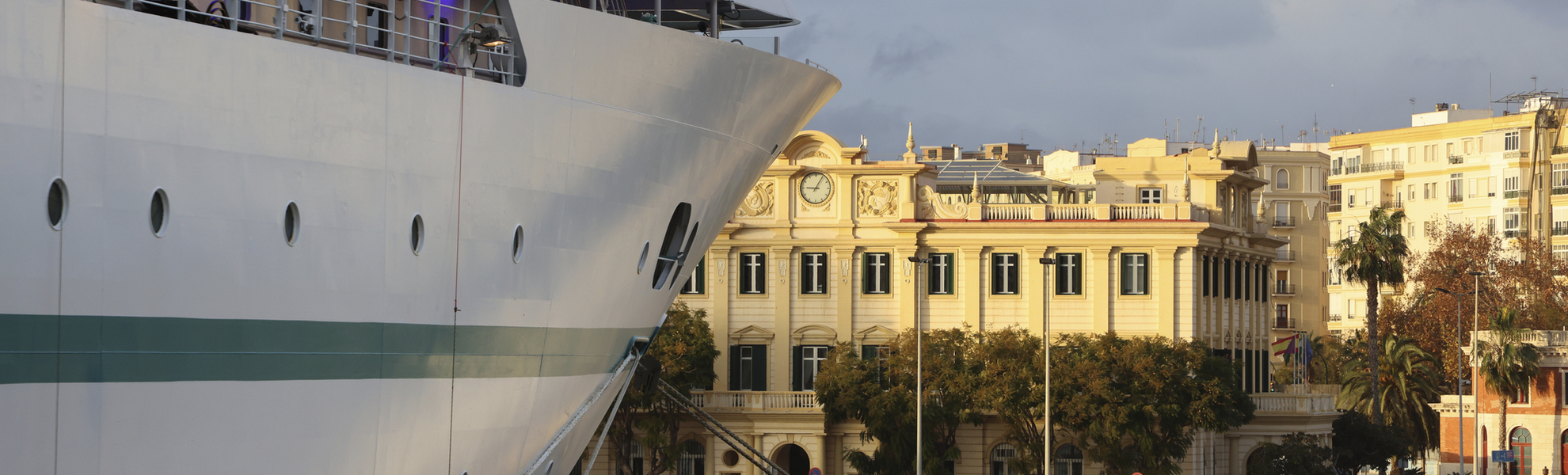 MS Amadea in Malaga, Spanien