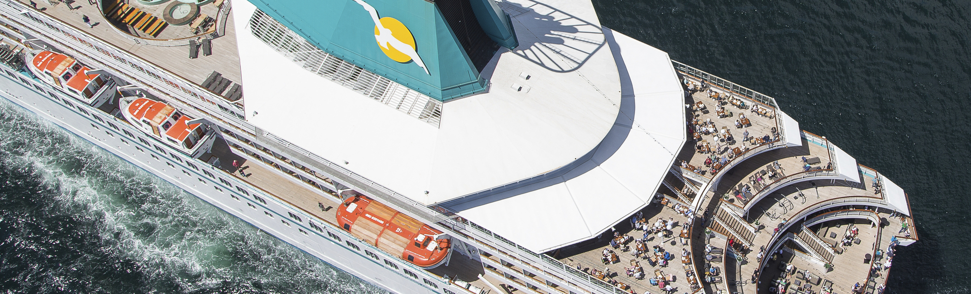 Deckansicht, MS Artania