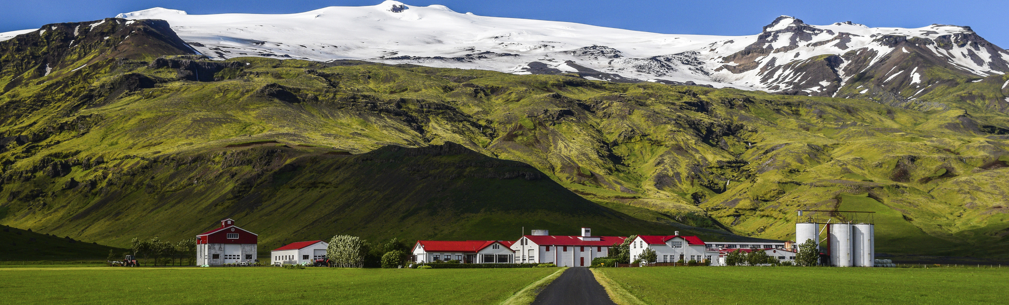Der Vulkan Eyjafjallajökull, Island