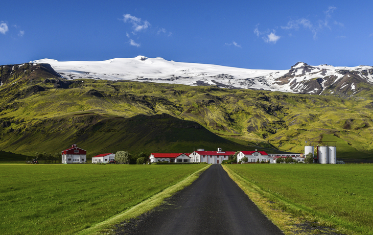 Der Vulkan Eyjafjallajökull, Island