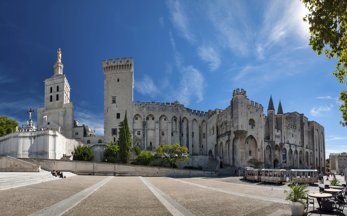 Palast in Avignon, Frankreich