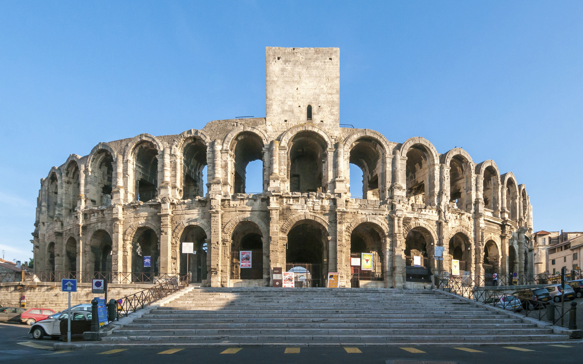 Amphitheater in Arles, Frankreich