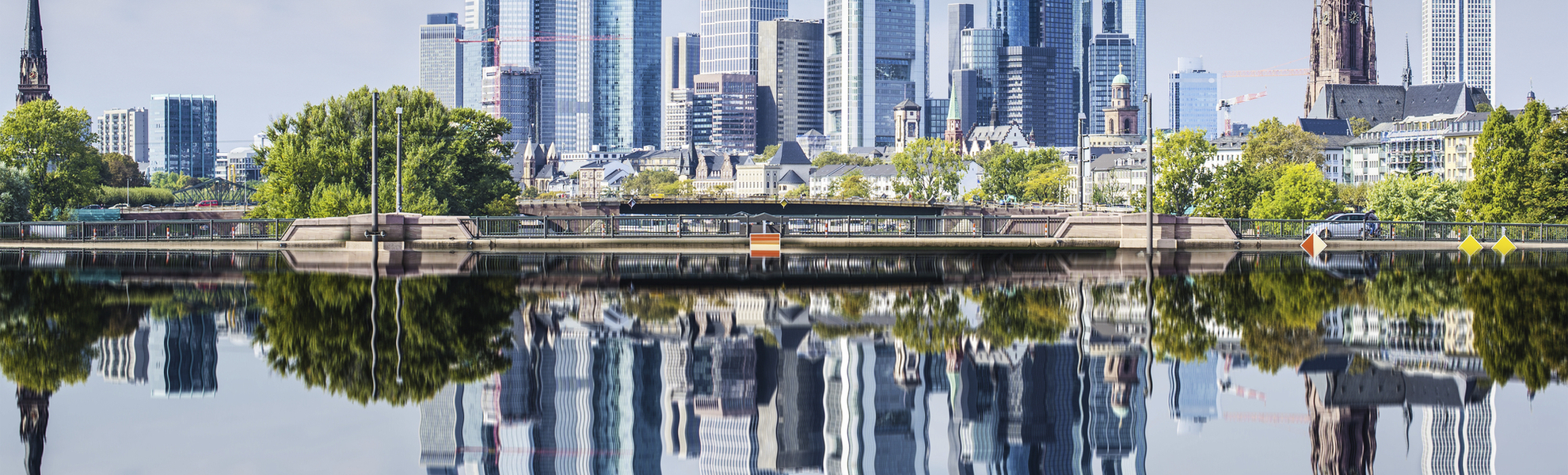 Wolkenkratzer in Frankfurt am Main, Deutschland