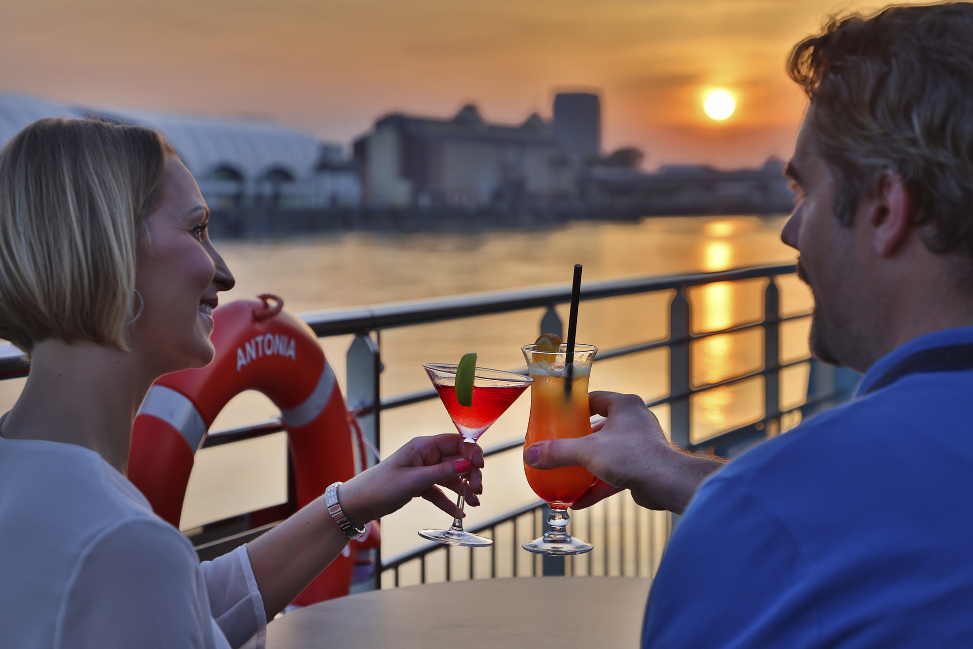 Cocktails auf dem Sonnendeck