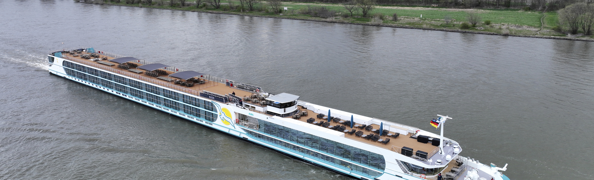 MS Alisa auf dem Rhein in Bonn
