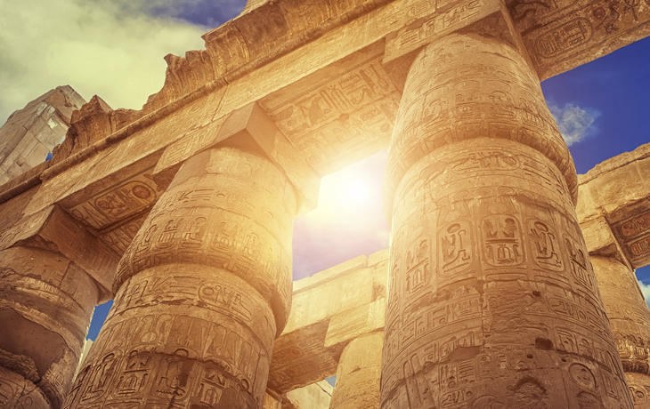 Karnak Tempel in Luxor, Ägypten