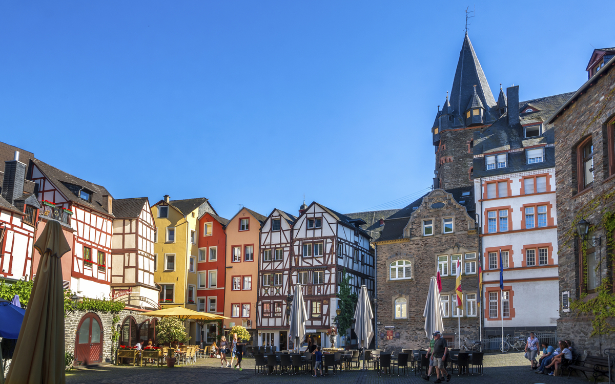 Innenstadt von Bernkastel-Kues, Deutschland
