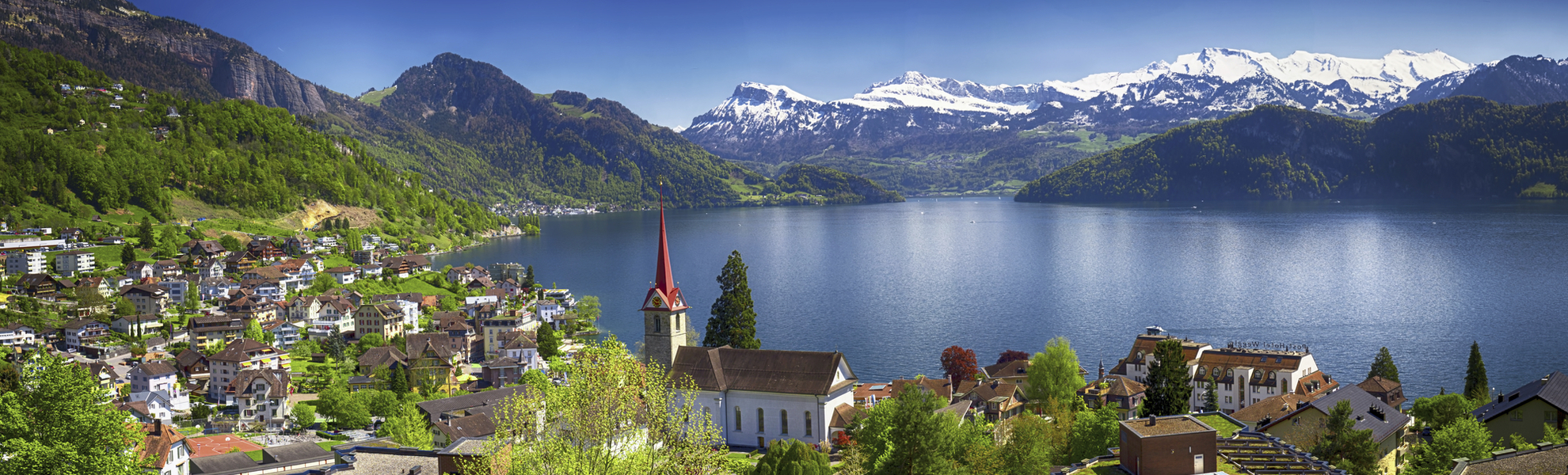 Der Vierwaldstaettersee in Luzern, Schweiz