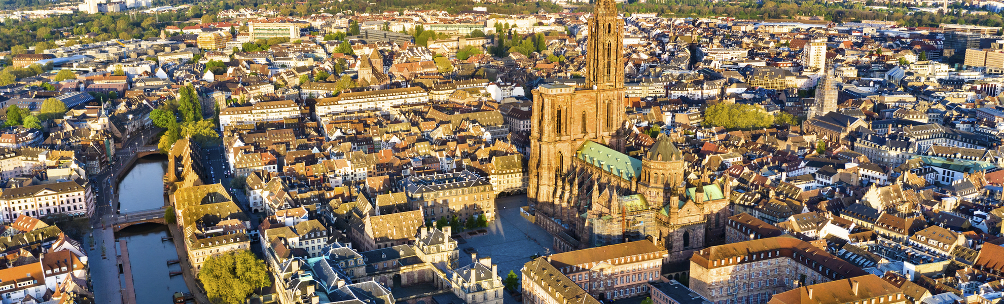 Luftaufnahme Strassburg