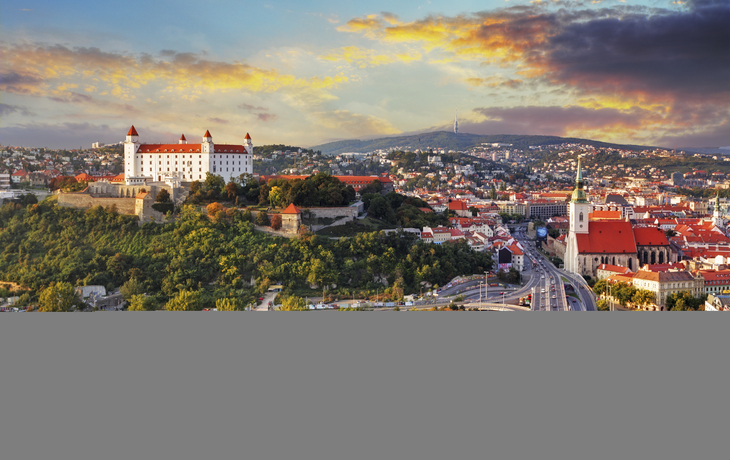 Luftansicht von Bratislava, Slowakei