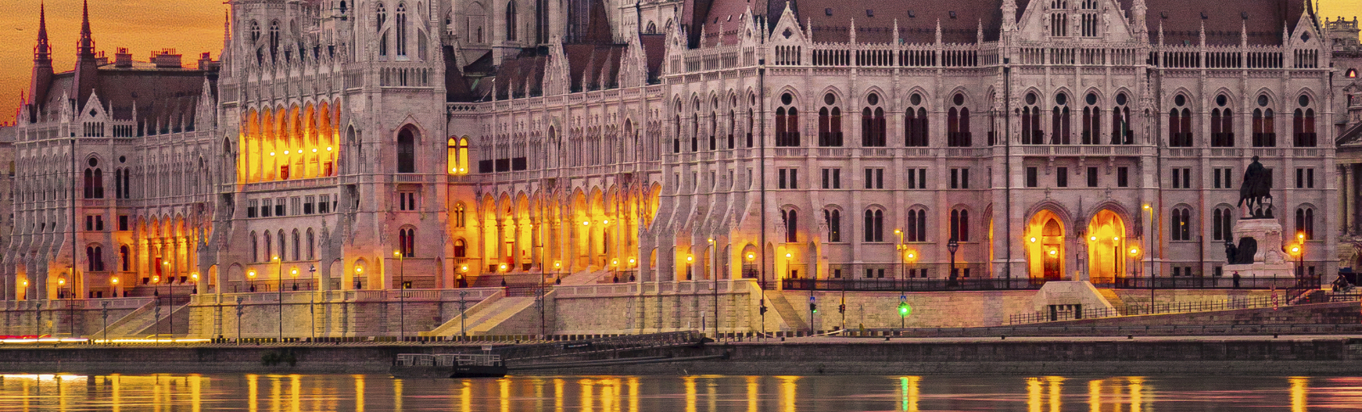 Parlamentsgebäude in Budapest, Ungarn