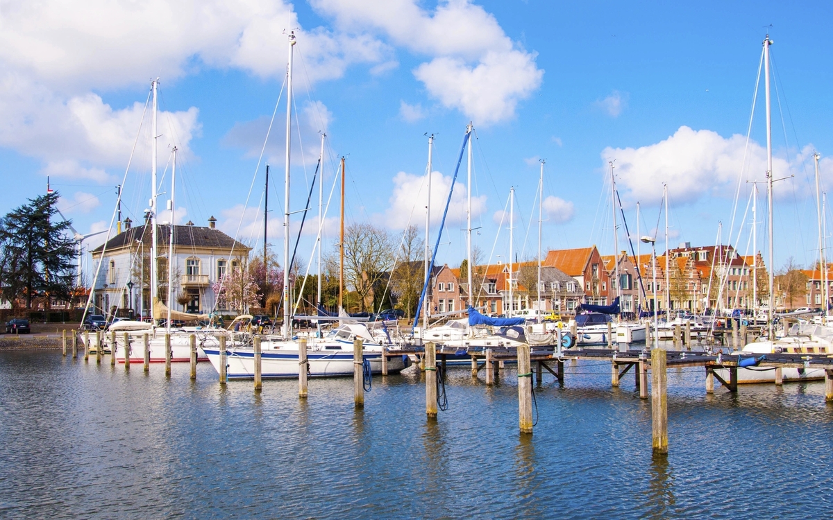 Hafen von Medemblik, Niederlande