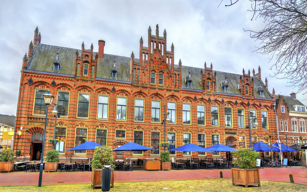 Das Rathaus von Arnheim, Niederlande