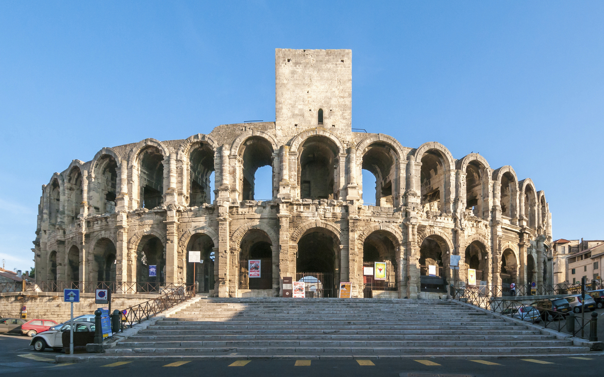 Amphitheater in Arles, Frankreich