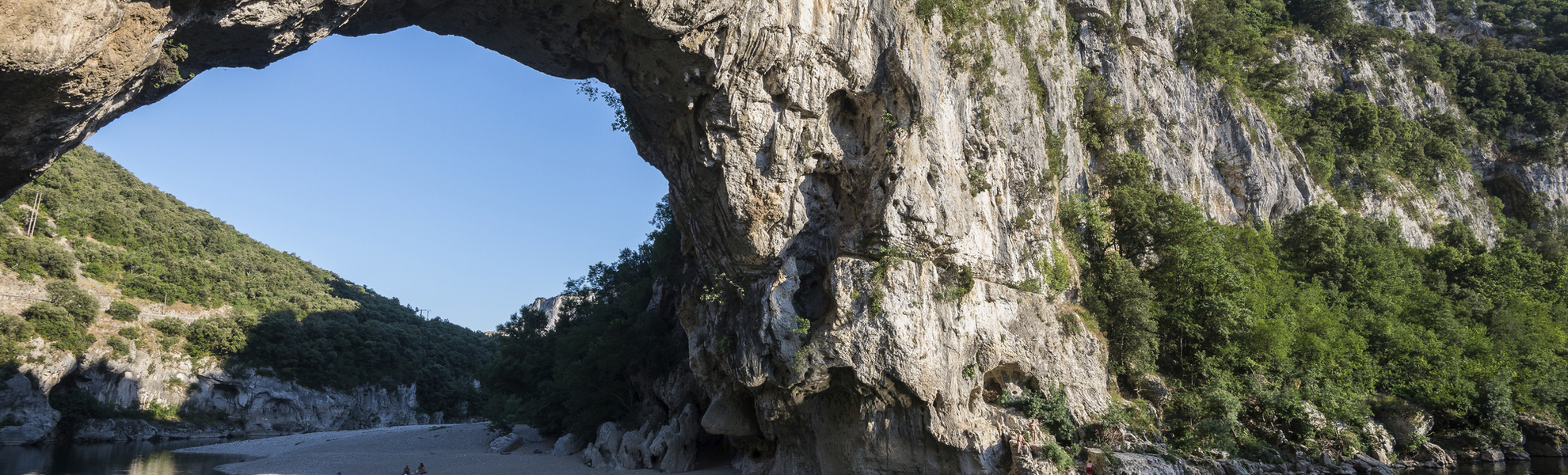 Unterwegs in den Schluchten der Ardéche, Frankreich