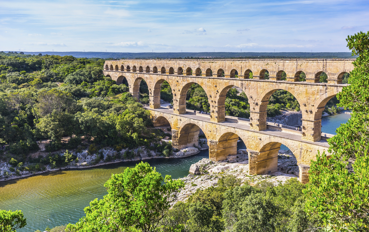 Pont du Gard bei Avignon, Frankreich