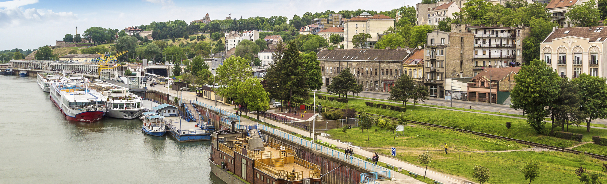 Panorama von Belgrad, Serbien