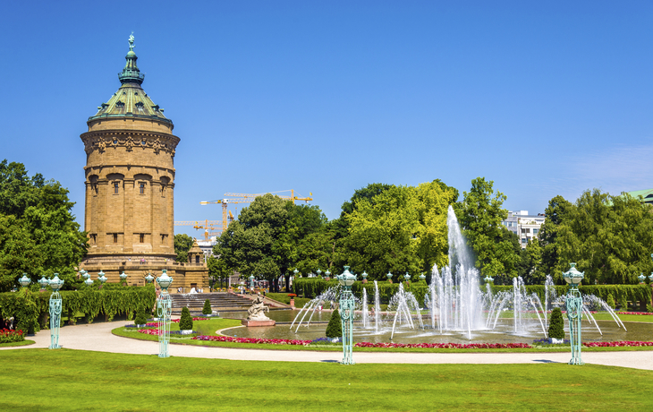 Friedrichsplatz in Mannheim, Deutschland