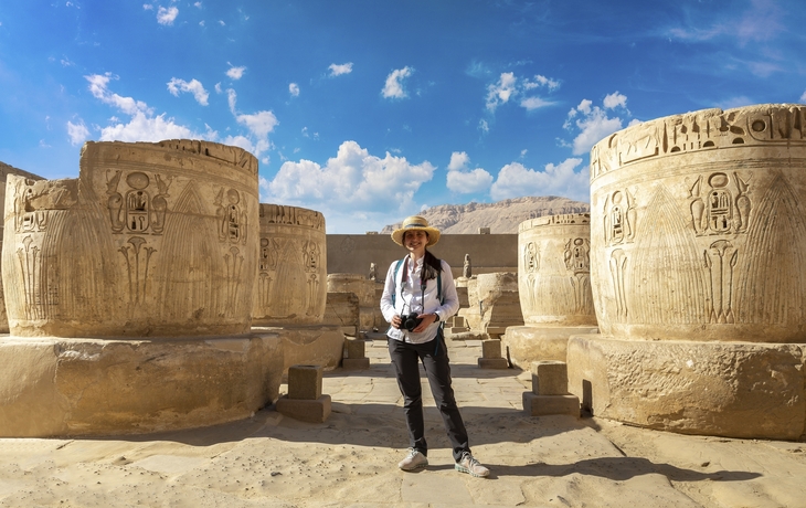 Medinet Habu Tempel im Tal der Könige