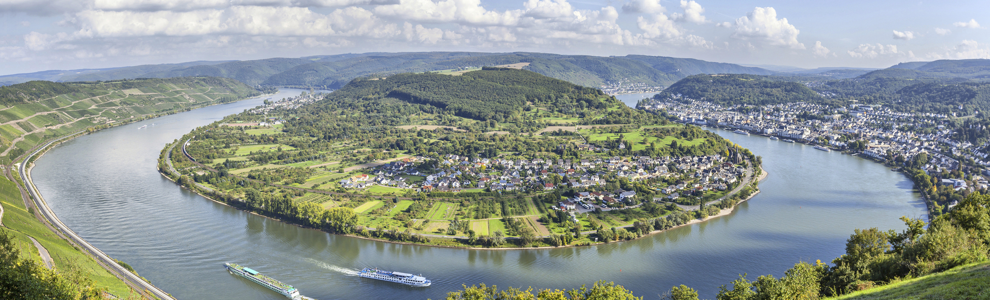 Rheinschleife bei Boppard, Deutschland