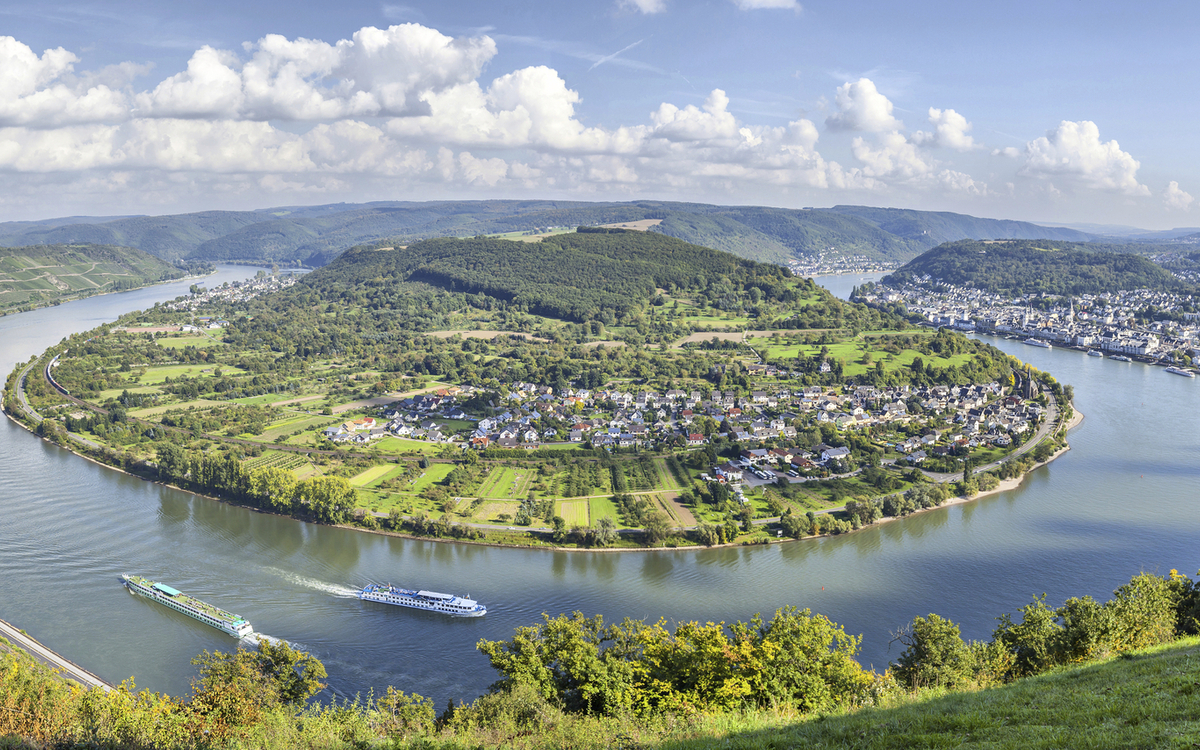 Rheinschleife bei Boppard, Deutschland