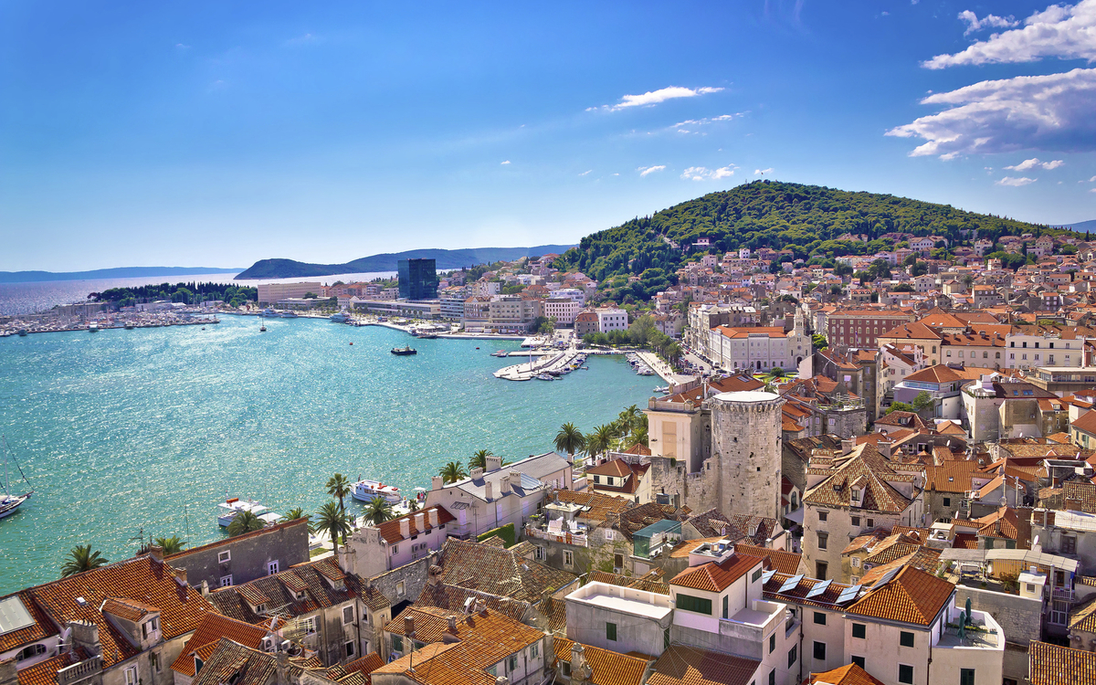 Bucht vor Split, Kroatien