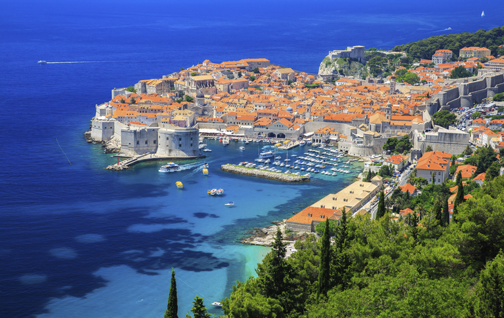 Panoramablick auf Dubrovnik, Kroatien