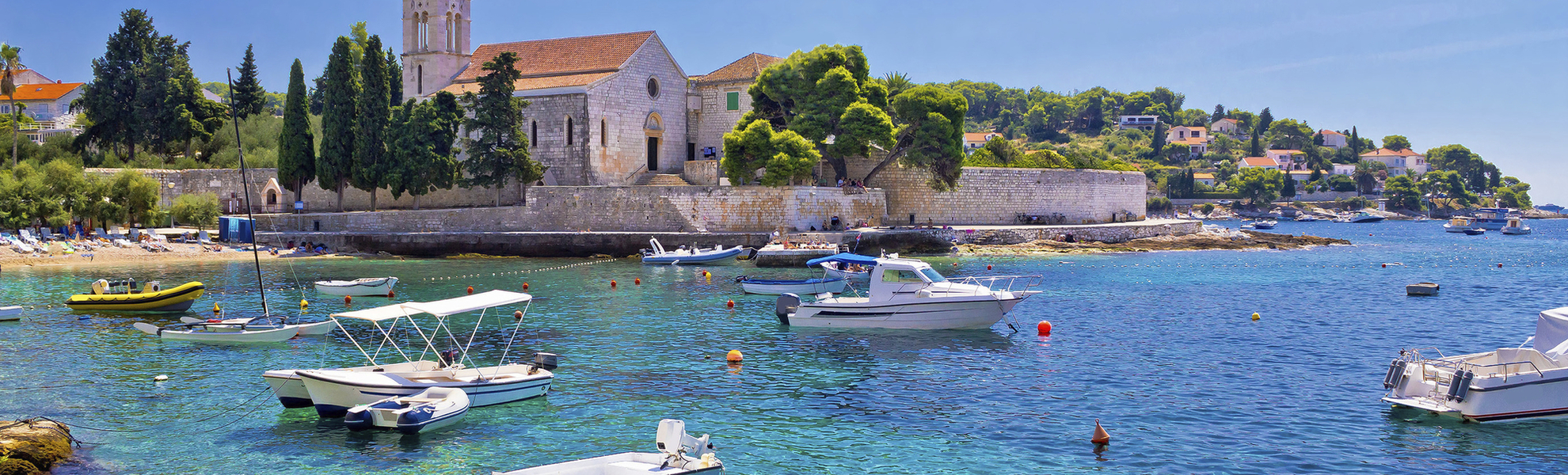 Bucht der Insel Hvar, Kroatien