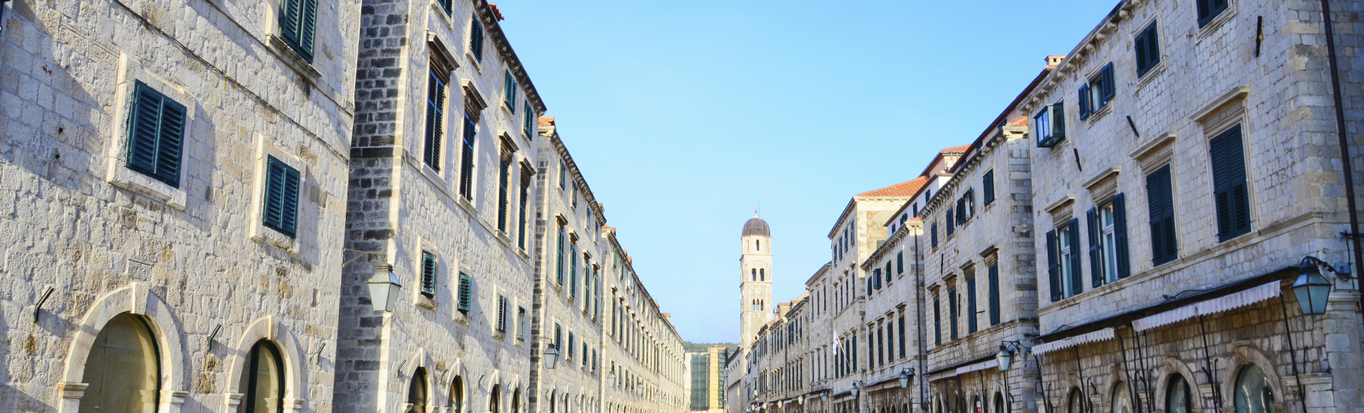 Straße in Dubrovnik, Kroatien