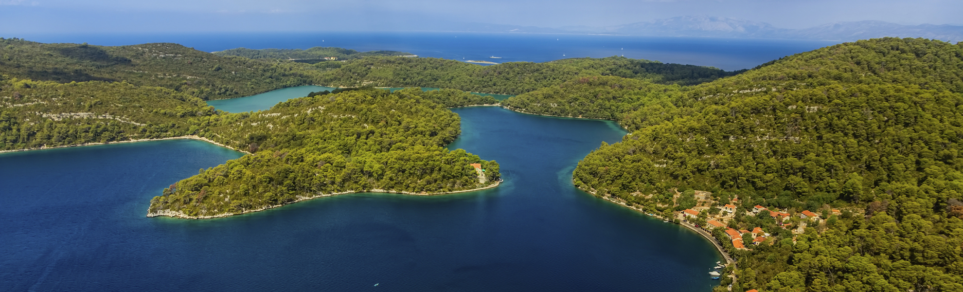Blick auf Mljet, Kroatien