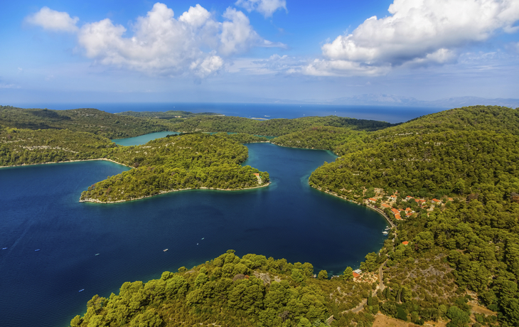 Blick auf Mljet, Kroatien