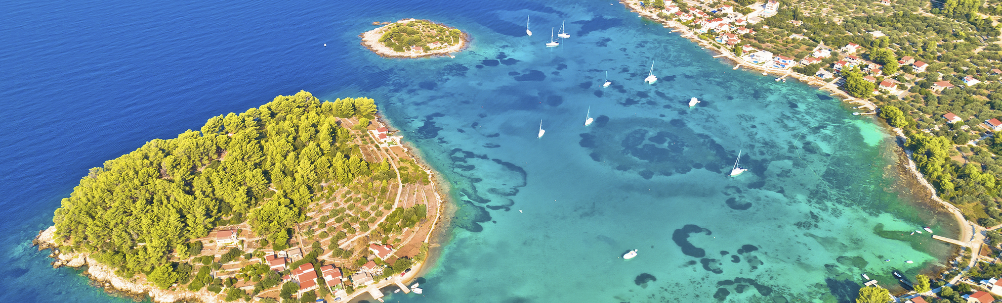 Luftansicht Korcula