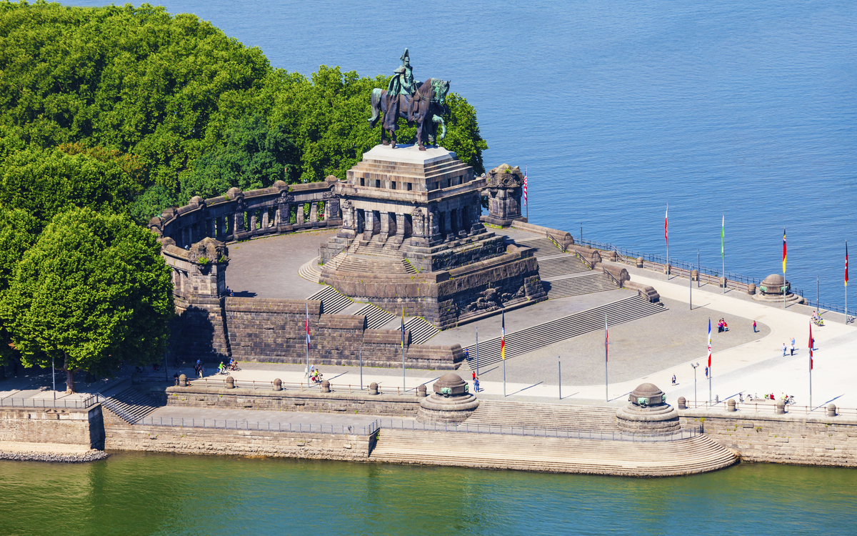 Deutsches Eck in Koblenz