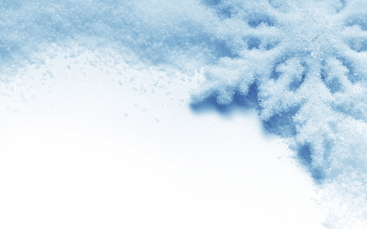 Winterlicher Eiskristall