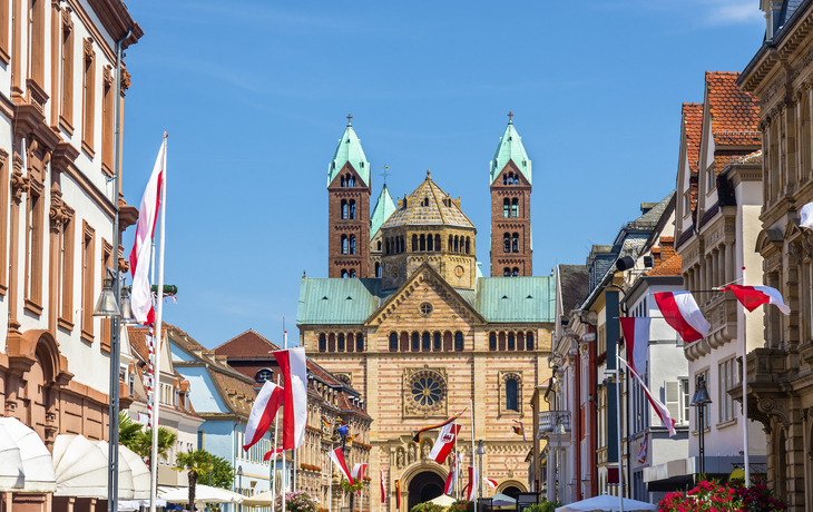 Blick auf den Dom von Speyer, Deutschland