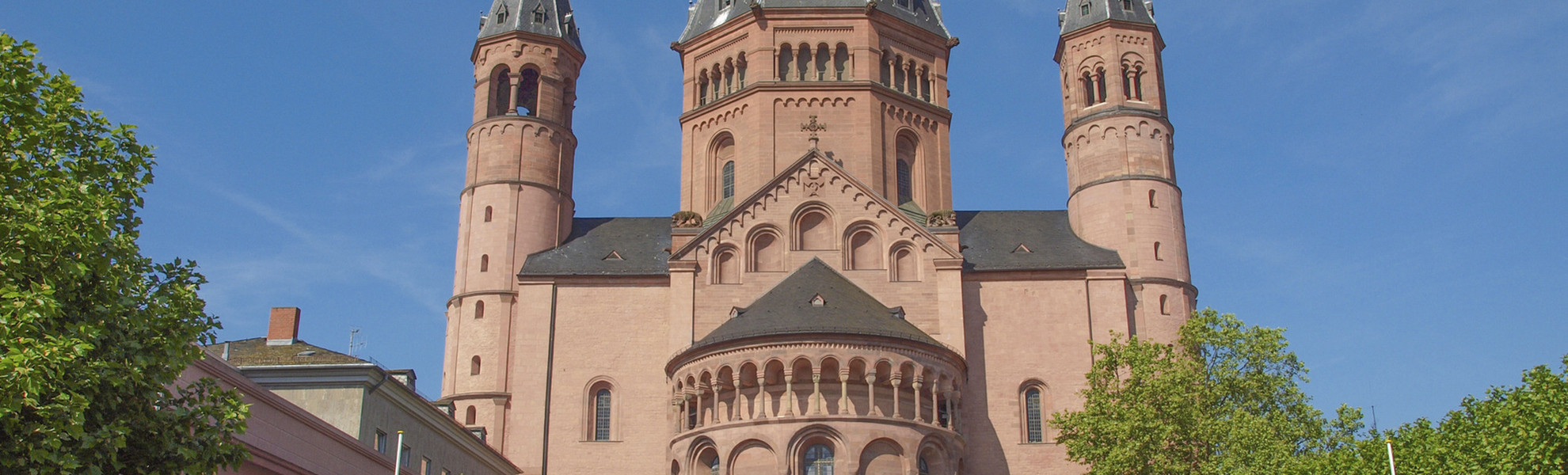 Prachtvoller Dom in Mainz, Deutschland